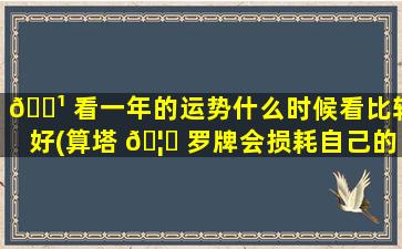 🌹 看一年的运势什么时候看比较好(算塔 🦋 罗牌会损耗自己的运气吗)